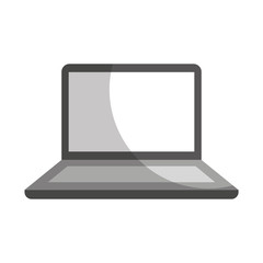 laptop computer isolated icon vector illustration design