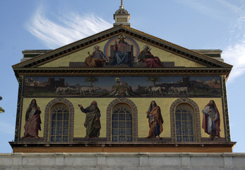 Fototapeta na wymiar Basilica cristiana - Architettura classica 