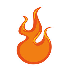 fire flame isolated icon vector illustration design