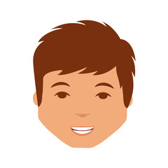 young man avatar character vector illustration design