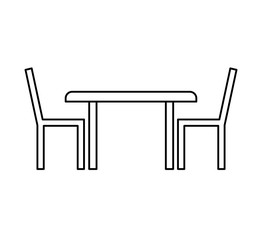 restauran table fast food vector illustration design