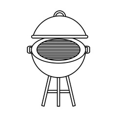 oven grill bbq icon vector illustration design