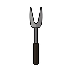 Roasting utensil cutlery icon vector illustration design