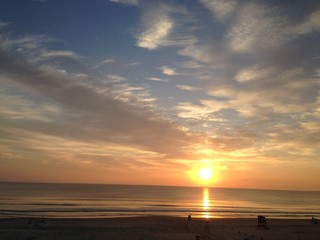 Fototapeta premium Sunrise New Smyrna Beach, FL