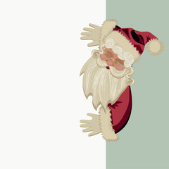 Santa Claus. Christmas background for entries ,banners and websites,postcards.Vector illustration.