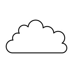 cloud computing isolated icon vector illustration design