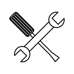 tool repair service icon vector illustration design