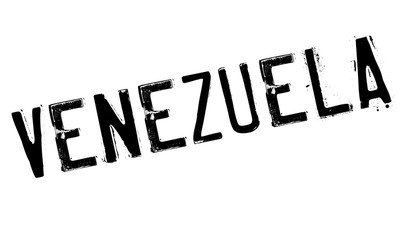 Venezuela stamp rubber grunge