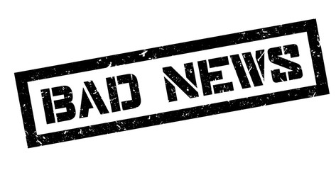 Bad News rubber stamp