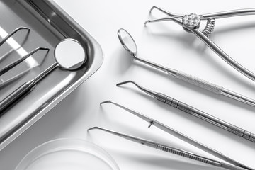 preparation of dental instruments before work