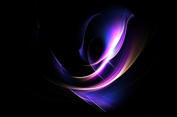 fractal abstract background, texture, illustration, curved lines