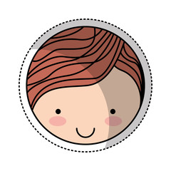 cute little man character vector illustration design