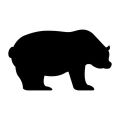bear economy symbol isolated icon vector illustration design