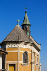 Fototapeta na wymiar Small church in Sremski Karlovci town, Fruska gora national park, Serbia