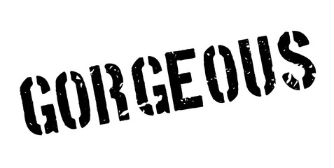 Gorgeous rubber stamp