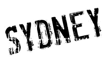 Sydney stamp rubber grunge