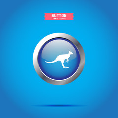 Obraz premium kangaroo icon. vector illustration