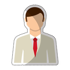 Newly married man character vector illustration design