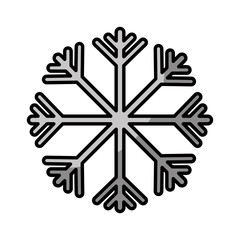 snowflake climate sign icon vector illustration design