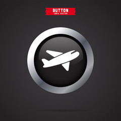 Airplane icon. aircraft sign