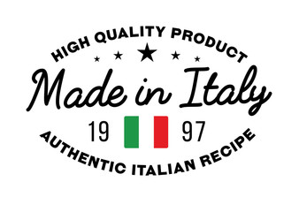 Made in Italy stamp 