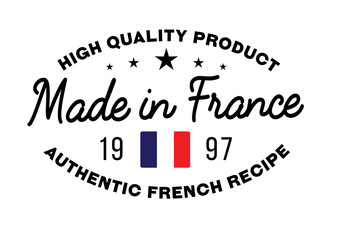 Made in France stamp 