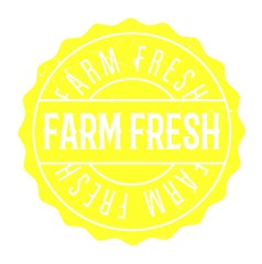 Farm fresh rubber stamp