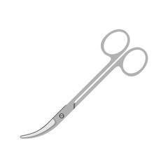 Scissor vector icon.