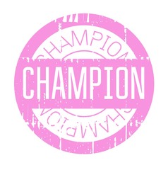 Champion rubber stamp