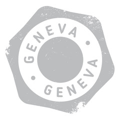 Obraz na płótnie Canvas Geneva stamp rubber grunge
