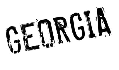 Georgia stamp rubber grunge
