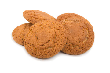 oatmeal cookies isolated