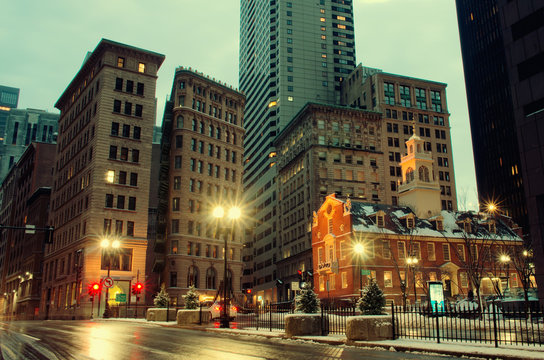 Old State House in Boston, USA