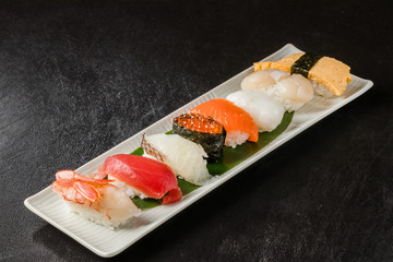 大トロと握り寿司 fattest meat of tuna