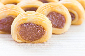 Close up Pineapple pie