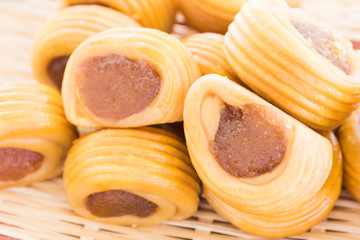 Close up Pineapple pie