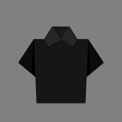 Shirt origami Vector Design