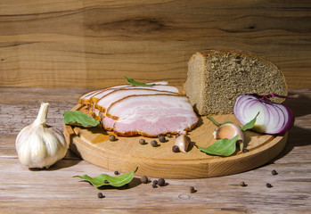 lard and bread