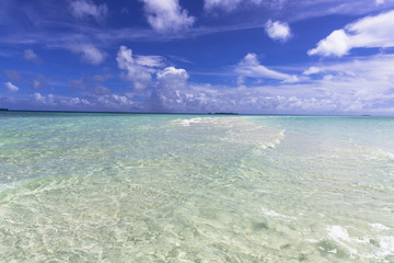 ロック・アイランドのサンゴ礁の海