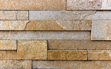 yellow natural stone facade, wall tiles
