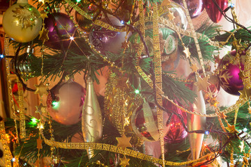 Christmas Tree Decorations Macro