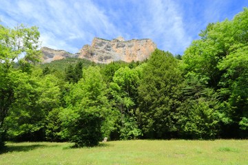 Mountains in the Pyrenees, Ordesa Valley National Park , Spain.
