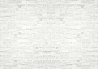 White grunge brick wall background