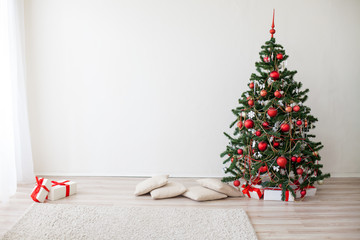 new year Christmas tree presents