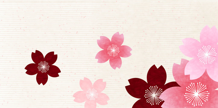 桜　春　花　背景