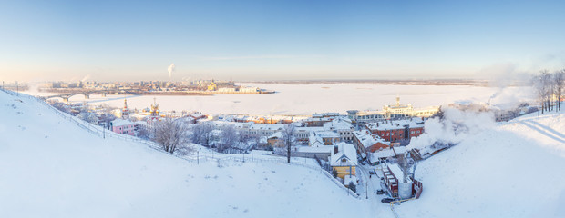Панорама нижегородской стрелки, Россия