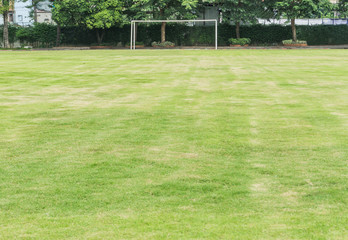 soccer field with Soccer Goal.