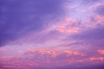 Fototapeta premium Sky and clouds / Sky and clouds at twilight.