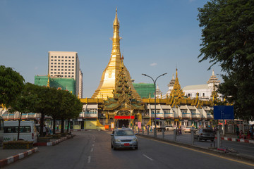 The Sule Paya, Yangon, Myanmar