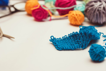 Frame of the color clews. copy space